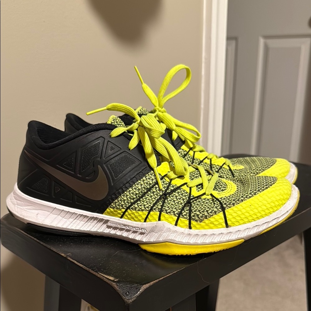 Nike Zoom Black/Neon Training Sneakers